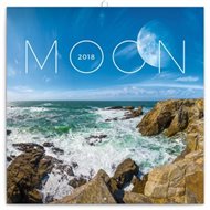 Poznámkový kalendář Měsíc 2018