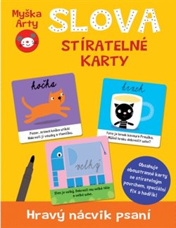 Levně Myška Arty - Slova. Stíratelné karty