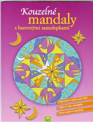 Kouzelné mandaly s barevnými samolepkami - 