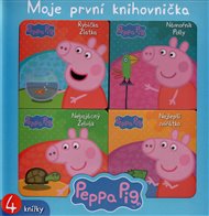 Peppa Pig - Moje první knihovnička: Rybička Zlatka, Námořník Polly, Nebojácný Želvák, Nejlepší zvířátko -  kolektiv