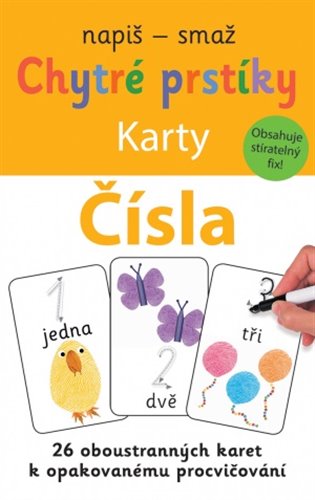 Čísla - Chytré prstíky: Napiš - smaž - 