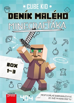 Deník malého Minecrafťáka BOX 1-3 - Cube Kid