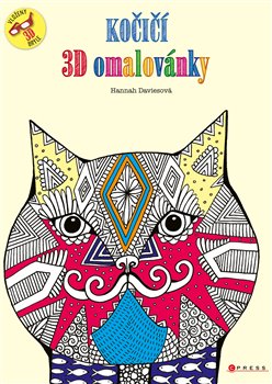 Levně Kočičí 3D omalovánky - kolektiv