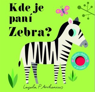 Kde je paní Zebra? Plstěná okénka a zrcátko! - 