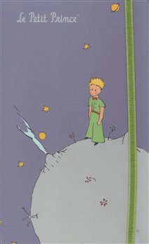Levně Notes Malý princ Planet nelinkovaný 13 x 21 cm