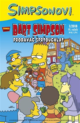 Bart Simpson 1/2018: Prodavač šprťouchlat - kolektiv autorů