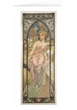 Levně Presco Group - Blahopřání Alfons Mucha – Morning Awakening