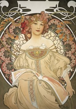 Levně Pohled Alfons Mucha – Reverie, krátký