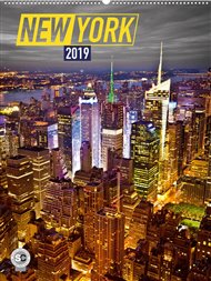 Nástěnný kalendář New York 2019
