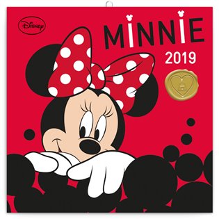 Poznámkový kalendář Minnie 2019 - 