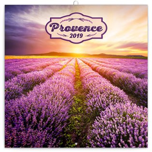 Poznámkový kalendář Provence 2019, voňavý - 