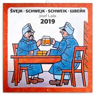 Poznámkový kalendář Švejk – Josef Lada 2019