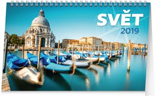 Stolní kalendář Svět 2019 - 