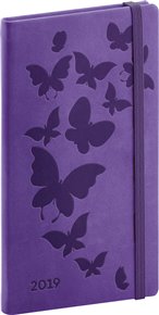 Kapesní diář Vivella Speciál 2019, fialový 2019: 9 x 15,5 cm