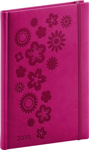 Týdenní diář Vivella Speciál 2019, růžový: 15 x 21 cm - 