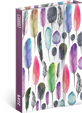 Týdenní magnetický diář Peříčka 2019: 10,5 x 15,8 cm - 