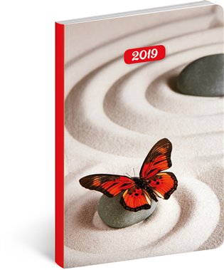 Ultralehký diář Zen 2019: 11 x 17 cm - 