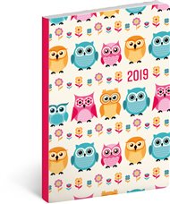 Ultralehký diář Sovy 2019: 11 x 17 cm