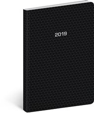 Ultralehký diář Karbon 2019: 11 x 17 cm