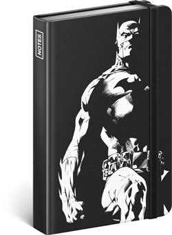Levně Presco Group Notes Batman Dark Knight, linkovaný, 10,5 x 15,8 cm