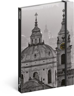 Levně Notes Praha – Jakub Kasl, nelinkovaný. 13 x 21 cm