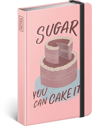 Presco Group Notes Sugar Studio Tabletters, linkovaný, 10,5 x 15,8 cm