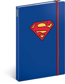 Levně Notes Superman – Symbol, linkovaný. 13 x 21 cm