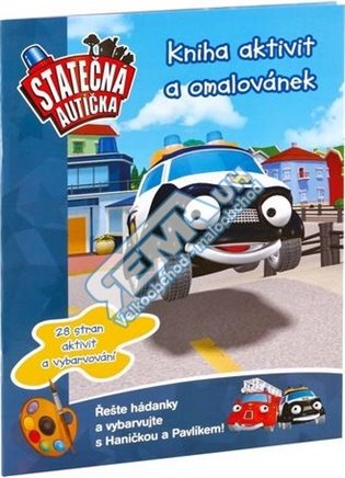 Doplňovačky, kvízy, omalovánky Statečná autíčka - 