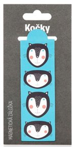 Magnetická záložka Kočky