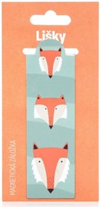 Magnetická záložka Lišky