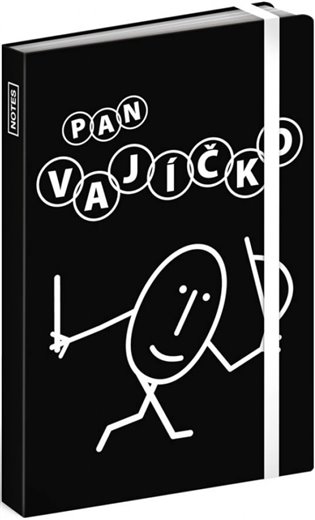 Notes Pan Vajíčko, linkovaný, 10,5 x 15,8 cm - 