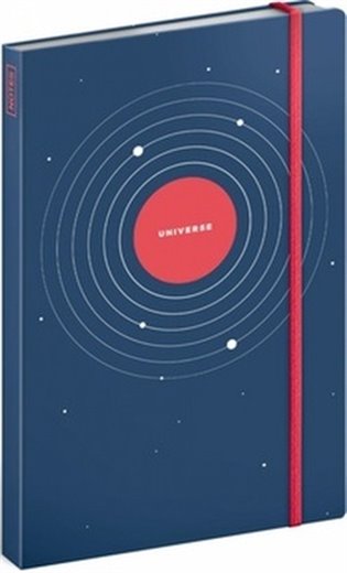 Notes Universe, nelinkovaný, 13 x 21 cm - 