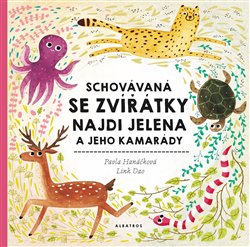 Levně Schovávaná se zvířátky. Najdi Jelena a jeho kamarády - Pavla Hanáčková