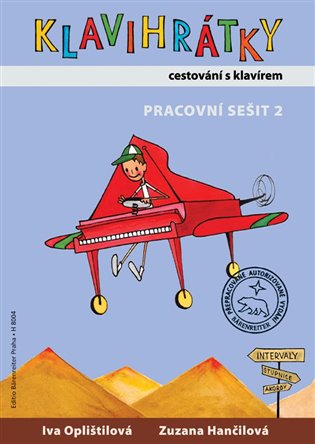 Kniha Klavihrátky - cestování s klavírem - pracovní sešit 2