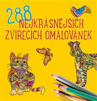 288 nejkrásnějších zvířecích omalovánek -  kolektiv