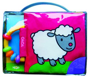 Látková kniha s chrastítkem Ovečka - 