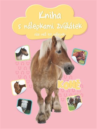 Kniha s nálepkami zvířátek Koně