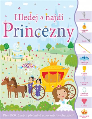 Kniha Hledej a najdi - Princezny