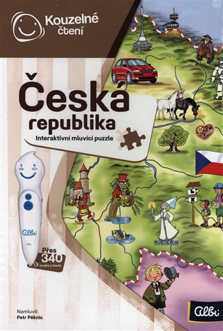 Kouzelné čtení - Česká republika puzzle - 