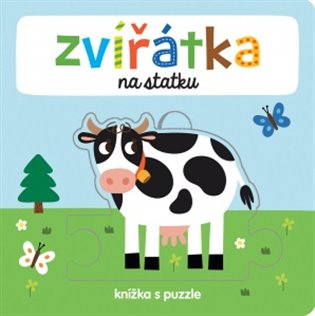 Kniha Zvířátka na statku - knížka s puzzle