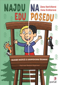 Levně Najdu Edu na posedu. Hledání rozdílů s logopedickou říkankou - Ilona Eichlerová, Jana Havlíčková
