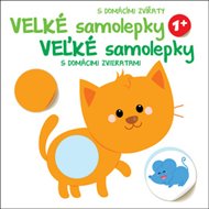 Velké samolepky s domácími zvířaty - Kočka