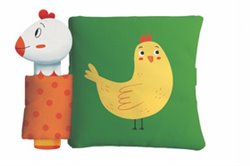 Levně Pískací knížka se zvířatky- Slepice a její kuřátko