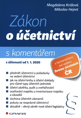 Zákon o účetnictví 2020 - Magdalena Králová, Miloslav Hejret