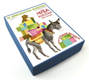 Dřevěné kostky - Míša Kulička