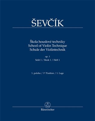 Škola houslové techniky op. 1, sešit 1, 1. poloha - Otakar Ševčík