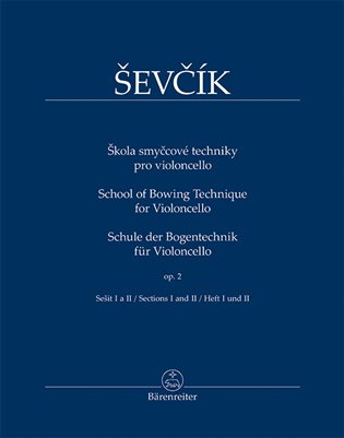 Škola smyčcové techniky pro violoncello op. 2, sešit I a II - Otakar Ševčík