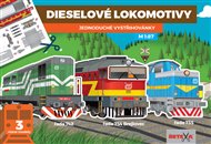 Dieselové lokomotivy - Jednoduché vystřihovánky