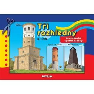 Tři rozhledny - Jednoduché vystřihovánky - 