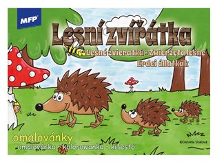 Omalovánky Lesní zvířátka ježeček - 